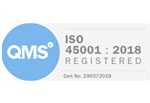 QMS ISO 45001: 2008 registered